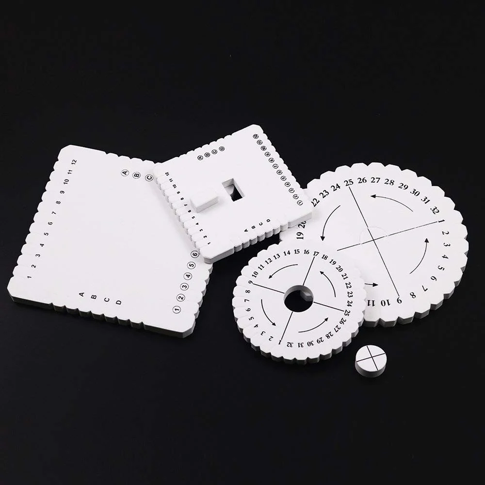 2Pcs/lot Bracelet Knitting Kumihimo Disc Disk Tray Braided Rope Knot Knitting Tool Thread Handmade Jewelry Desgin Board
2Pcs/lot Bracelet Knitting Kumihimo Disc Disk Tray Braided Rope Knot Knitting Tool Thread Handmade Jewelry Desgin Board