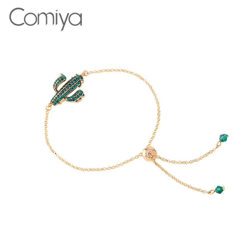 Comiya Bracelets For Women Gold Color Long Links Chain Feminino Glass Pendant Crystal Cactus Statement Feminina Bracelet Mujer
Comiya Bracelets For Women Gold Color Long Links Chain Feminino Glass Pendant Crystal Cactus Statement Feminina Bracelet Mujer