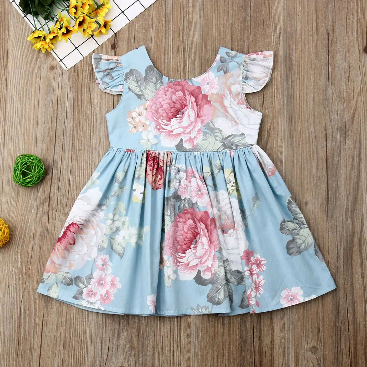 Toddler Baby Kid Girl 1-4Y Princess Dress Ruffles Sleeve Floral Print Knee-Length A-Line Dress
Toddler Baby Kid Girl 1-4Y Princess Dress Ruffles Sleeve Floral Print Knee-Length A-Line Dress