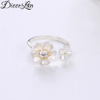 DIEERLAN Retro Vintage S925 Sterling Silver Flower Zircon Rings for Women Gift Luxury Jewelry Punk Adjustable Size Antique Rings
DIEERLAN Retro Vintage S925 Sterling Silver Flower Zircon Rings for Women Gift Luxury Jewelry Punk Adjustable Size Antique Rings