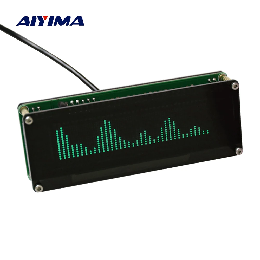 Индикатор музыкального спектра AIYIMA VFD 15 уровней VU метр точный регулируемый режим