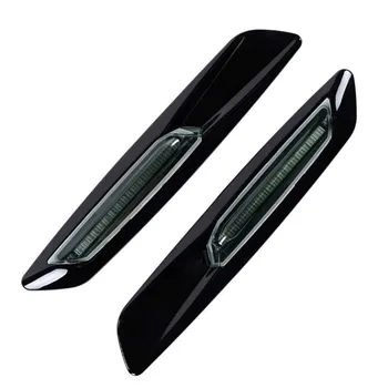2 Pcs LED Side Marker Turn Signal Lights for BMW E39 E60 E6 E90 E91 E92 E93 Smoke Lens Style Black
2 Pcs LED Side Marker Turn Signal Lights for BMW E39 E60 E6 E90 E91 E92 E93 Smoke Lens Style Black