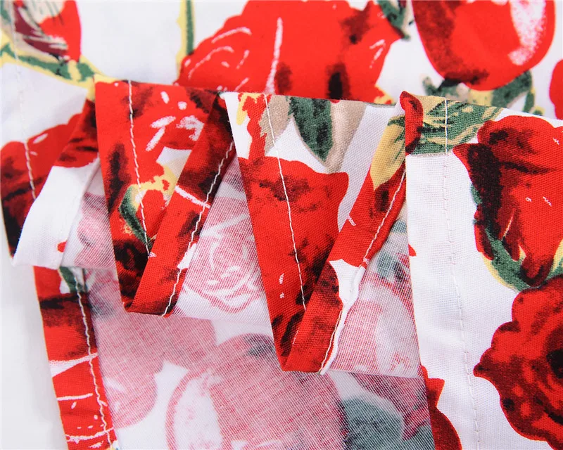 Kostlish Floral Print Summer Dress Women Sleeveless 50s Tunic Vintage Dress With Belt 2017 Elegant Swing Party Dresses Sundress (52)