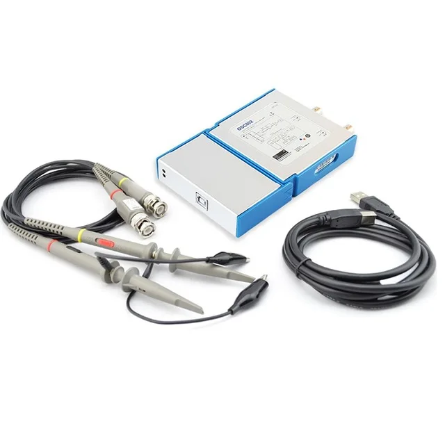 Virtual oscilloscope USB PC oscilloscope OSC802 80M sampling 25M bandwidth Dual channel KO 1008C 6022BE
Virtual oscilloscope USB PC oscilloscope OSC802 80M sampling 25M bandwidth Dual channel KO 1008C 6022BE