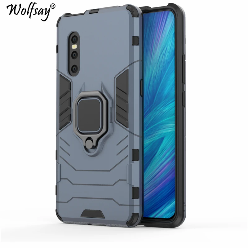 Wolfsay для VIVO X27 чехол Vivo X 27 автомобильный держатель бронированный s Жесткий ПК и