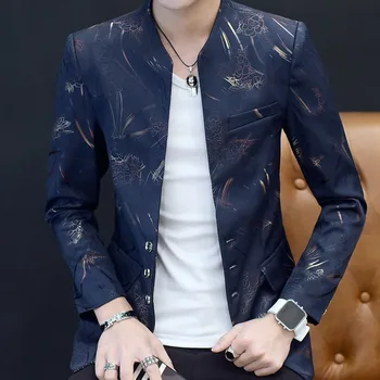 Men Blazer Hombre Size 6xl Stage Cloth For Dj Singer Chaqueta Hombre 2019 Autumn Fashion Print Slim Fit Blazer Masculino
Men Blazer Hombre Size 6xl Stage Cloth For Dj Singer Chaqueta Hombre 2019 Autumn Fashion Print Slim Fit Blazer Masculino