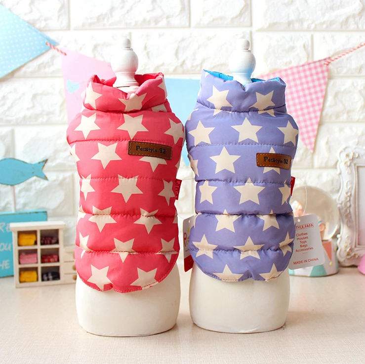 Star Cute Pet Clothes Dog Yorkshire Teddy Winter Coat Jacket Clothing Coral Velvet Clothes for Dogs Parkas 16DF23
Star Cute Pet Clothes Dog Yorkshire Teddy Winter Coat Jacket Clothing Coral Velvet Clothes for Dogs Parkas 16DF23