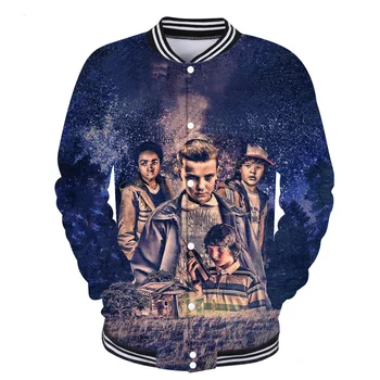 Stranger Things Baseball Jacket 3D Print TV Show Women/Men Fashion Coats Collage Casual Baseball Jacket Plus Size XXS To 4XL
Stranger Things Baseball Jacket 3D Print TV Show Women/Men Fashion Coats Collage Casual Baseball Jacket Plus Size XXS To 4XL