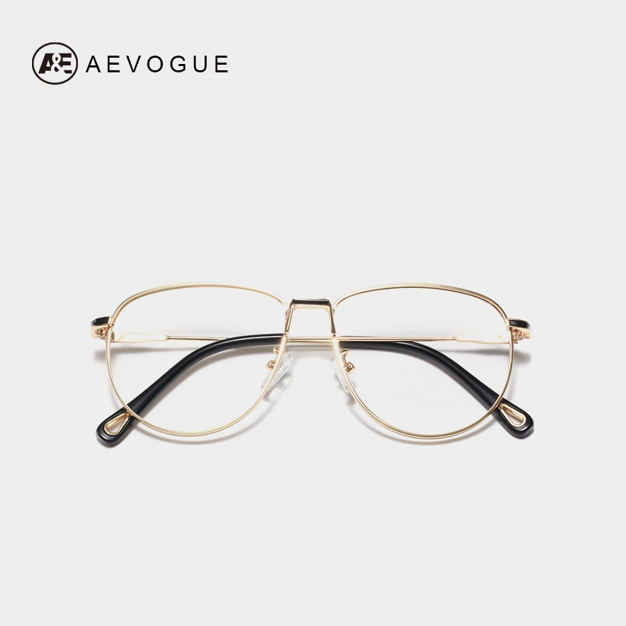 AEVOGUE Eyewear Women 2019 Color Decorated Pilot Prescription Glasses Metal Transparent Myopia Frame Unisex AE0726
AEVOGUE Eyewear Women 2019 Color Decorated Pilot Prescription Glasses Metal Transparent Myopia Frame Unisex AE0726