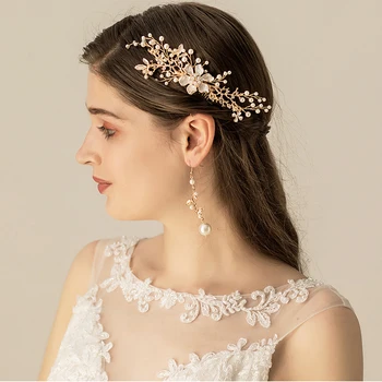 Jonnafe Boho Gold Branch Hair Comb Pearls Bridal Jewelry Floral Women Headpiece Handmade Wedding Accessories Hair Piece
Jonnafe Boho Gold Branch Hair Comb Pearls Bridal Jewelry Floral Women Headpiece Handmade Wedding Accessories Hair Piece