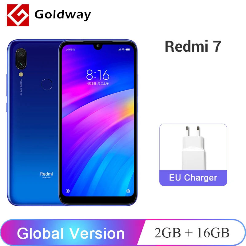 New Global Version Xiaomi Redmi 7 2GB 16GB Smartphone Snapdragon 632 Octa Core 12MP 4000mAh Battery 6.26" Full Screen
New Global Version Xiaomi Redmi 7 2GB 16GB Smartphone Snapdragon 632 Octa Core 12MP 4000mAh Battery 6.26" Full Screen
