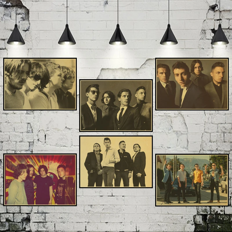 Arctic Monkeys band music punk rock vintage kraft paper poster bar wall sticker home decorative painting
Arctic Monkeys band music punk rock vintage kraft paper poster bar wall sticker home decorative painting