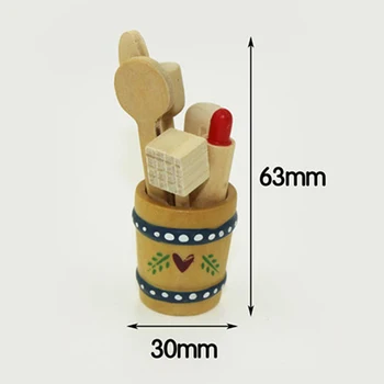1 PCS Mini Wooden Kitchen Kitchenware Simulation Spoon Shovel Model Toy for Doll House Decoration 1/12 Dollhouse Accessories
1 PCS Mini Wooden Kitchen Kitchenware Simulation Spoon Shovel Model Toy for Doll House Decoration 1/12 Dollhouse Accessories