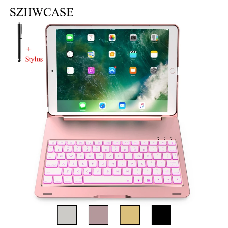 Wireless Bluetooth Keyboard For iPad Pro 10.5 inch Case Cover For iPad Pro 10.5'' Tablet Aluminum Alloy Stand Flip Capa+Stylus
Wireless Bluetooth Keyboard For iPad Pro 10.5 inch Case Cover For iPad Pro 10.5'' Tablet Aluminum Alloy Stand Flip Capa+Stylus