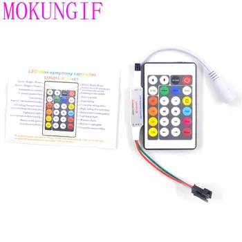 DC3.3-24V WS2812B/WS2811 SK6812 24Keys Mini IR remote controller 200 Change Max 1-512 Pixel for WS2812B WS2811 LED strip
DC3.3-24V WS2812B/WS2811 SK6812 24Keys Mini IR remote controller 200 Change Max 1-512 Pixel for WS2812B WS2811 LED strip