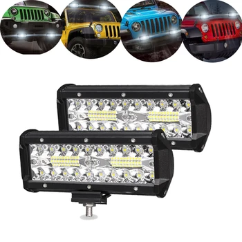 2pcs 7 inch 120W Spot LED light bar Driving Fog Lights bulb Led Work Light For Jeep ,Off-Road, Truck, SUV
2pcs 7 inch 120W Spot LED light bar Driving Fog Lights bulb Led Work Light For Jeep ,Off-Road, Truck, SUV