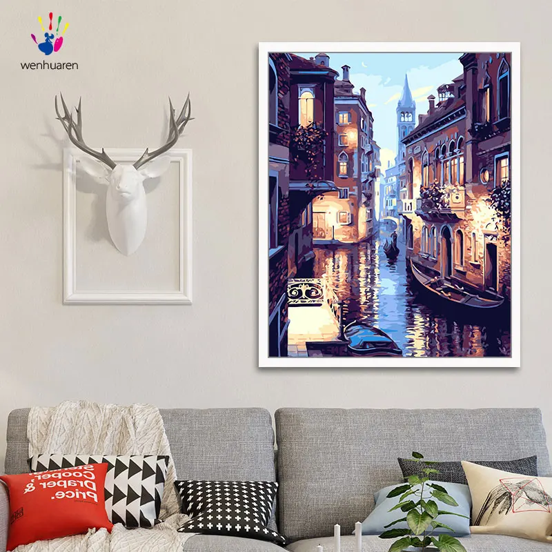 Diy colors by numbers picture painting by numbers with kits Handmade Amusing Venice Lane beautiful Decorative hanging painting
Diy colors by numbers picture painting by numbers with kits Handmade Amusing Venice Lane beautiful Decorative hanging painting