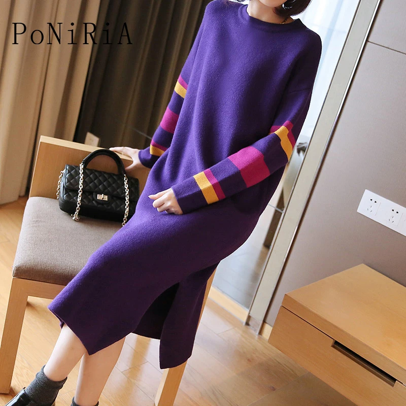 2018 New Autumn Winter brand knitted sweater women's dress Korean new fashion medium long sleeved knit loose large size pullover
2018 New Autumn Winter brand knitted sweater women's dress Korean new fashion medium long sleeved knit loose large size pullover