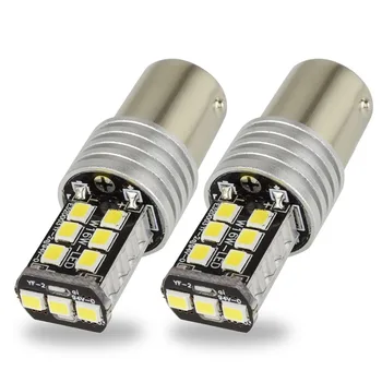 Safego 2pcs 1156 P21W 15 SMD 2835 LED Bulb For Car Parking Turn Signal Light Sidelight BA15S 1141 6000K 12V Super Bright White
Safego 2pcs 1156 P21W 15 SMD 2835 LED Bulb For Car Parking Turn Signal Light Sidelight BA15S 1141 6000K 12V Super Bright White