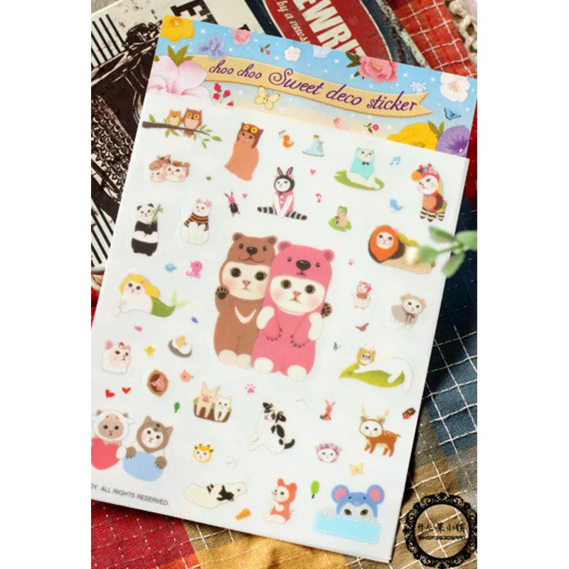4pc / packs Cute Cat Transparent PVC Children Stickers Hand Book Decoration Your Diary And Albums Are Free To Post
4pc / packs Cute Cat Transparent PVC Children Stickers Hand Book Decoration Your Diary And Albums Are Free To Post