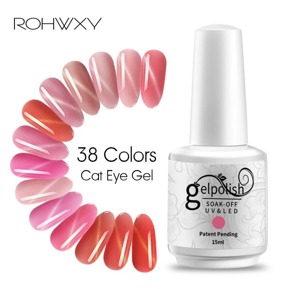 ROHWXY 15ML Nail Polish Semi Permanant LED UV Hybrid Gel Lacquer Nail Primer Gel Varnish Nail Makeup for Nails Art Design
ROHWXY 15ML Nail Polish Semi Permanant LED UV Hybrid Gel Lacquer Nail Primer Gel Varnish Nail Makeup for Nails Art Design