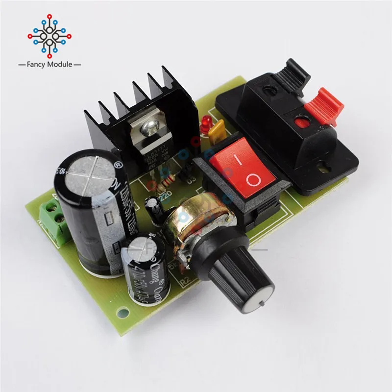 LM317 Step Down Power Supply Module Adjustable Voltage Regulator Switch Resettable Fuse Electrolytic Capacitor Board DIY Kit
LM317 Step Down Power Supply Module Adjustable Voltage Regulator Switch Resettable Fuse Electrolytic Capacitor Board DIY Kit
