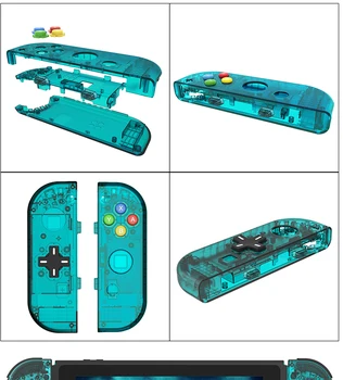 DIY Shell replacement transparent for joycon switch Console L R Controller Repair parts
DIY Shell replacement transparent for joycon switch Console L R Controller Repair parts