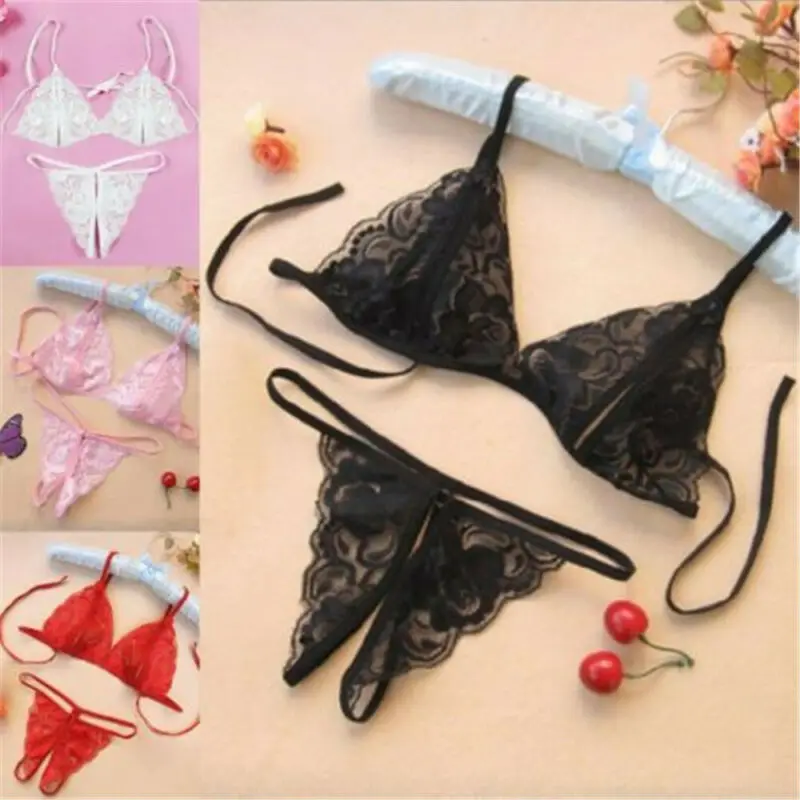 Chest Lace Bra Sets Underwear Gauze Open Three-point Sexy Lingerie Transparent Lace G-string Thong Brief Cross
Chest Lace Bra Sets Underwear Gauze Open Three-point Sexy Lingerie Transparent Lace G-string Thong Brief Cross