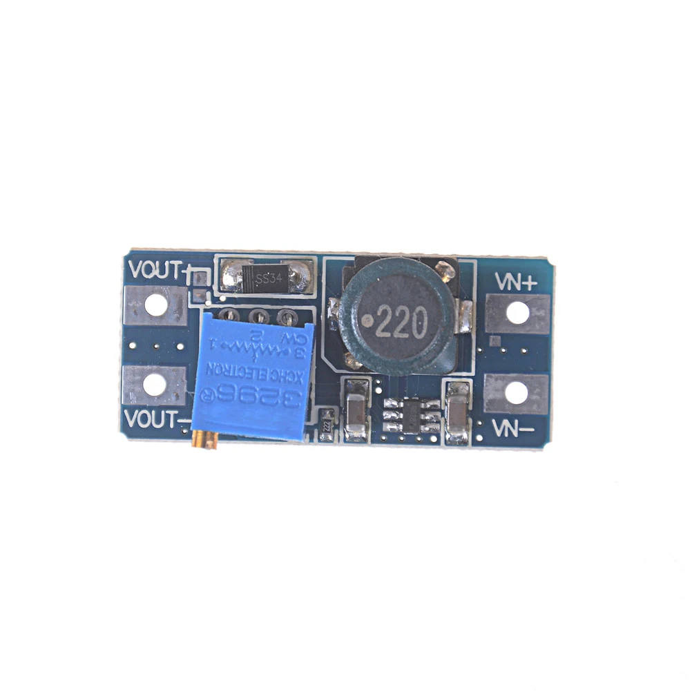 MT3608 DC-DC Boost Module 2A Adjustable Step Up Module Boost Converter Power Supply Module 2V - 24V to 5V 9V 12V 28V
MT3608 DC-DC Boost Module 2A Adjustable Step Up Module Boost Converter Power Supply Module 2V - 24V to 5V 9V 12V 28V