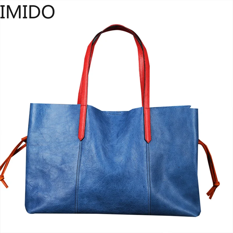 IMIDO New Head Layer Cowhide Ladies Shoulder Handbag Ethnic Color Magnetic Buckle Tote Famous Designer Genuine Leather Fashion
IMIDO New Head Layer Cowhide Ladies Shoulder Handbag Ethnic Color Magnetic Buckle Tote Famous Designer Genuine Leather Fashion