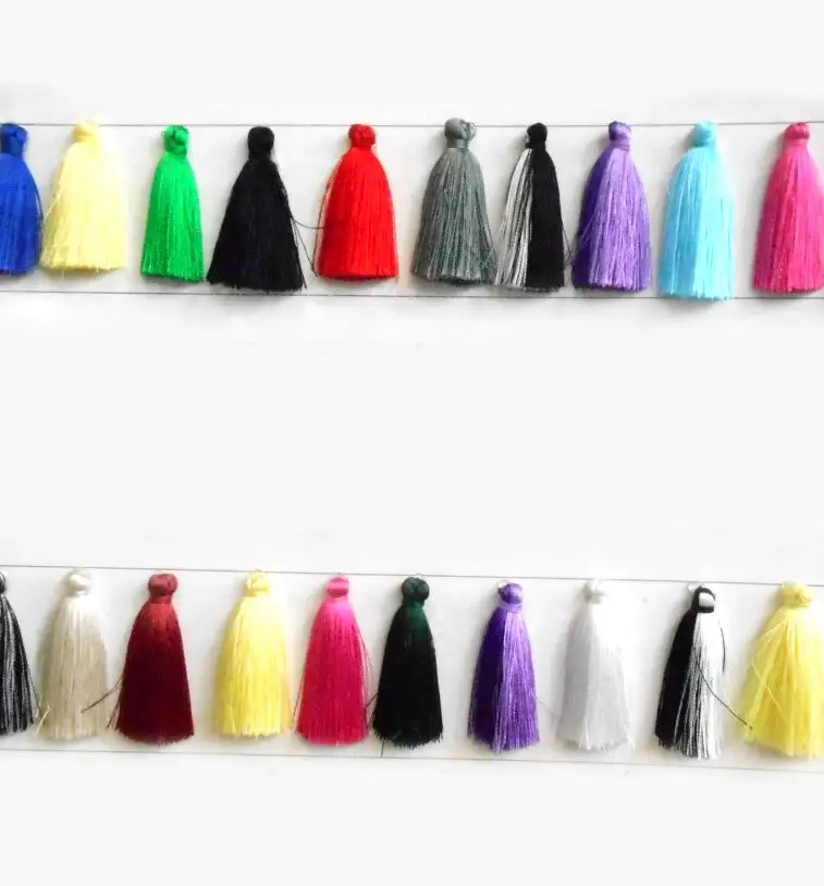 50pcs/lot 27mm Mixed Cotton Tassels Earrings Silk Charm Pendant Satin Tassels for DIY Jewelry Making Findings Materials
50pcs/lot 27mm Mixed Cotton Tassels Earrings Silk Charm Pendant Satin Tassels for DIY Jewelry Making Findings Materials