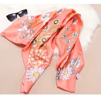 May Floral Printed Large Square Silk Scarf Shawl Women 100% Twill Silk Scarf Hijab Foulard 88x88cm
May Floral Printed Large Square Silk Scarf Shawl Women 100% Twill Silk Scarf Hijab Foulard 88x88cm