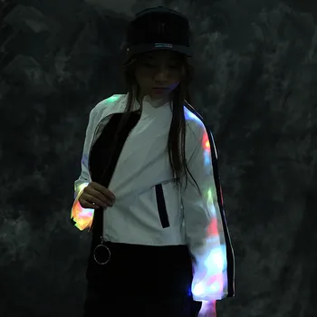 LZ51 Colorful led light costumes ballroom dance led suit stage clothes luminous party dress glowing women wears dj singer show
LZ51 Colorful led light costumes ballroom dance led suit stage clothes luminous party dress glowing women wears dj singer show