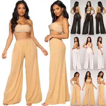Women's Underwear Wide Leg High Waisted Loose Casual See Through Long Pants Trousers Sleep Bottoms
Women's Underwear Wide Leg High Waisted Loose Casual See Through Long Pants Trousers Sleep Bottoms