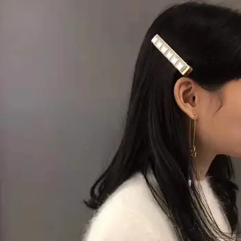 Korean Women Elegant Imitiation Pearl Hairpins Geometric Round Square Pearl Metal Hair Clip Barrette Hair Accessories New Arrive
Korean Women Elegant Imitiation Pearl Hairpins Geometric Round Square Pearl Metal Hair Clip Barrette Hair Accessories New Arrive