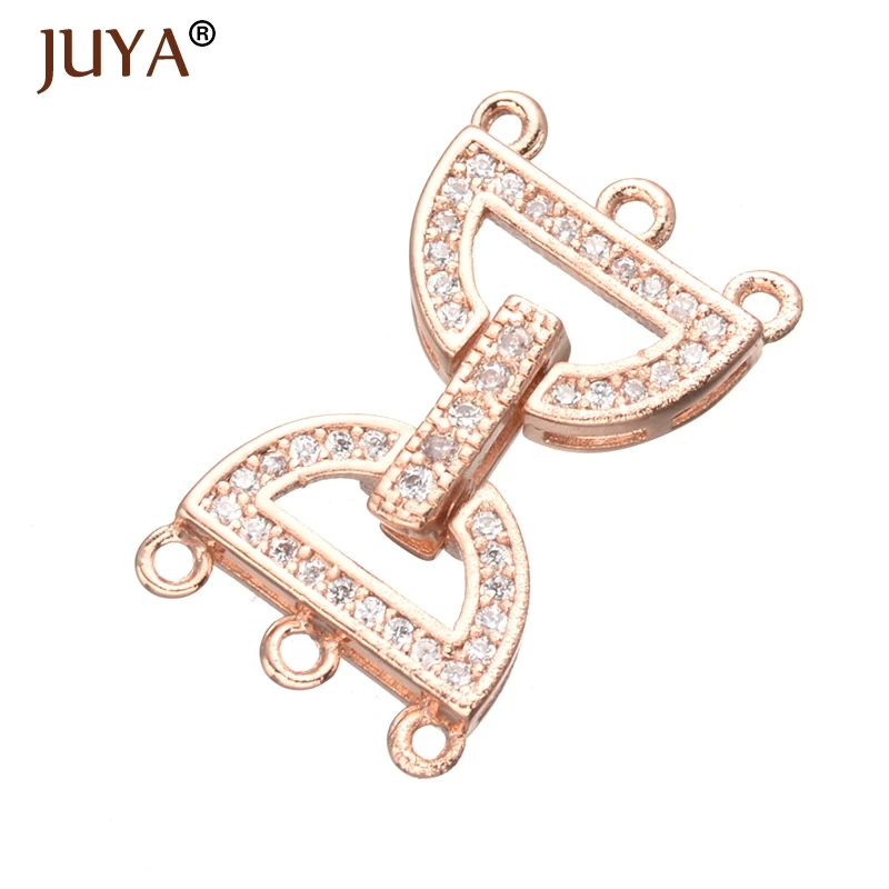 Jewelry Findings Accessories Fit For Hand Made DIY 3 Rows Multi-Strand Pearls Necklace Bracelet Making Jewelry Clasps Connectors photo