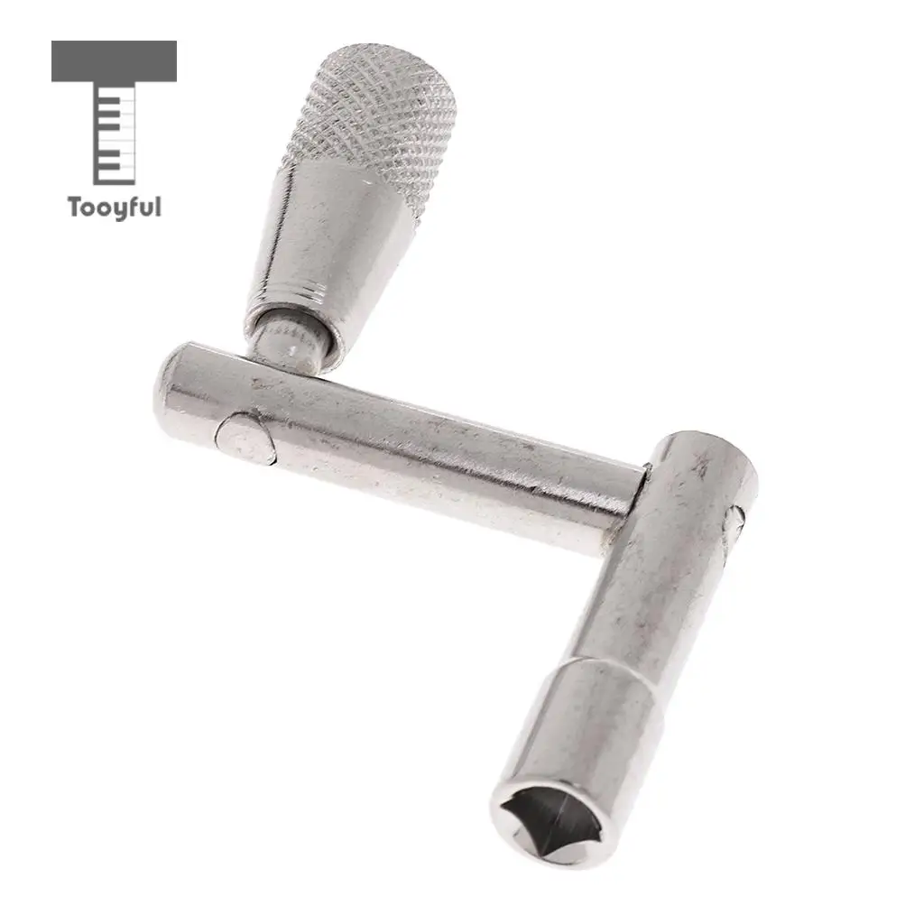 Tooyful Universal Zinc Alloy Bass Drum Skin Tuning Key Tuner Drum Hardware Tool Drum Repair Maintenance Tool
