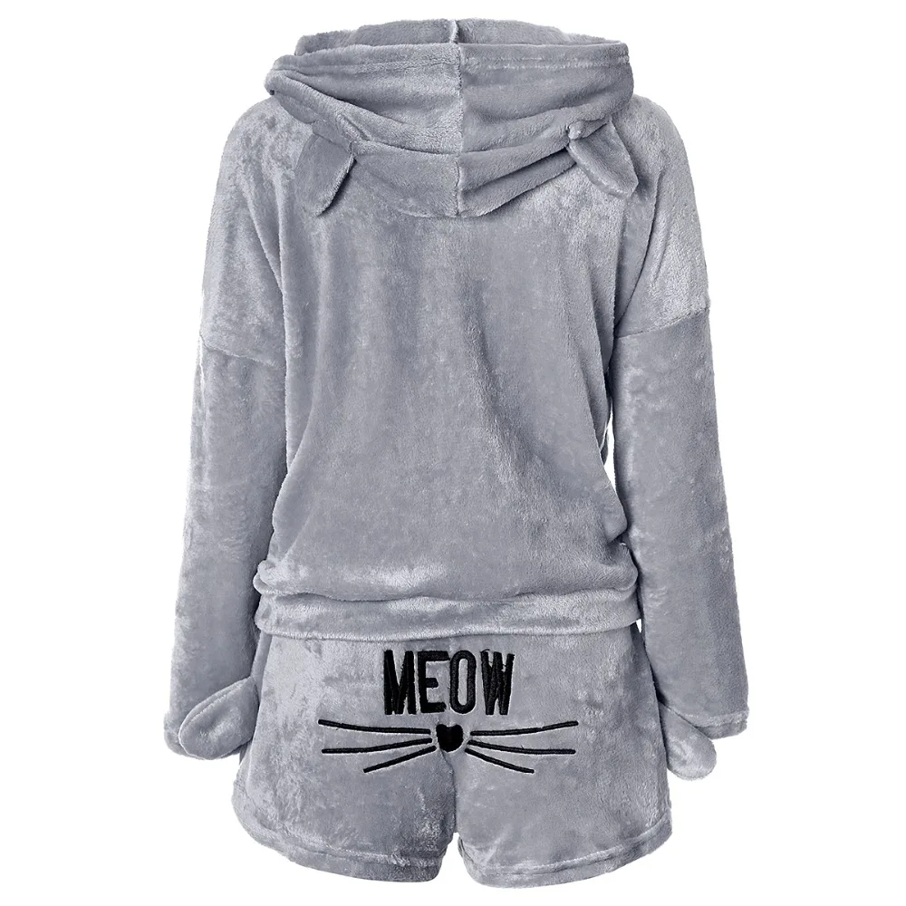 2018 Winter Women Pajama Set Plus Size Pyjamas Sleepwear Pijama For Women Warm Pyjamas Women Animal Sleepwear Female Suit 16 -
