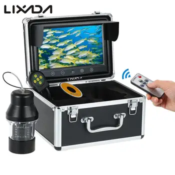 Lixada Fish Finder 18 LEDs Underwater Fishing Camera with Touch Buttons 9 Inch Large Color Screen 360 Degree Rotating Camera 
Lixada Fish Finder 18 LEDs Underwater Fishing Camera with Touch Buttons 9 Inch Large Color Screen 360 Degree Rotating Camera