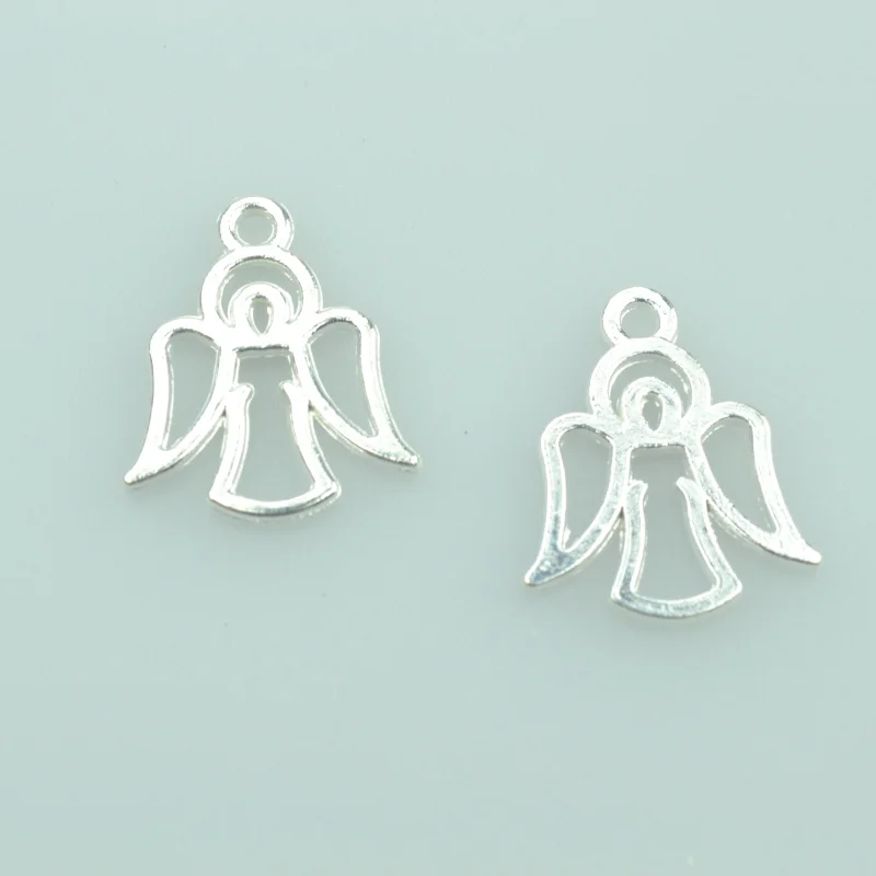 Wholesale 120 pcs Fashion bright silver tone angel charms metal pendants for diy jewelry findings 20*17 mm B4074
Wholesale 120 pcs Fashion bright silver tone angel charms metal pendants for diy jewelry findings 20*17 mm B4074