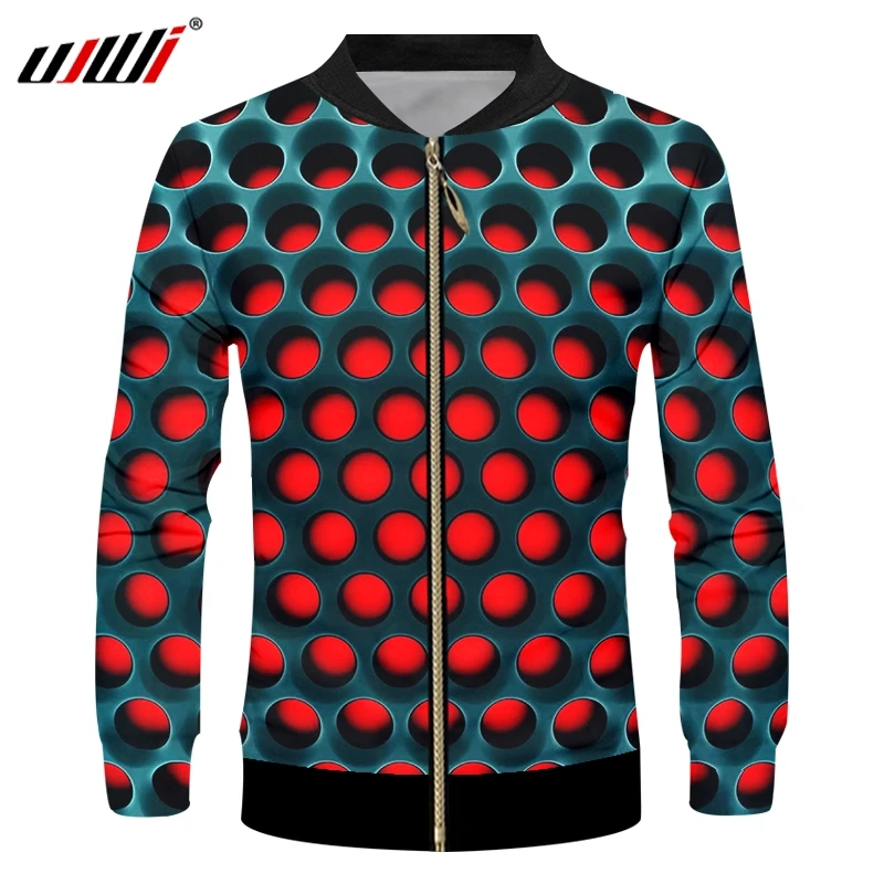 UJWI Man's Jacket Long Sleeve Funny 3D Printed Red Black Mesh Streetwear Plus Size 6XL Clothes Man Autumn Coat
UJWI Man's Jacket Long Sleeve Funny 3D Printed Red Black Mesh Streetwear Plus Size 6XL Clothes Man Autumn Coat