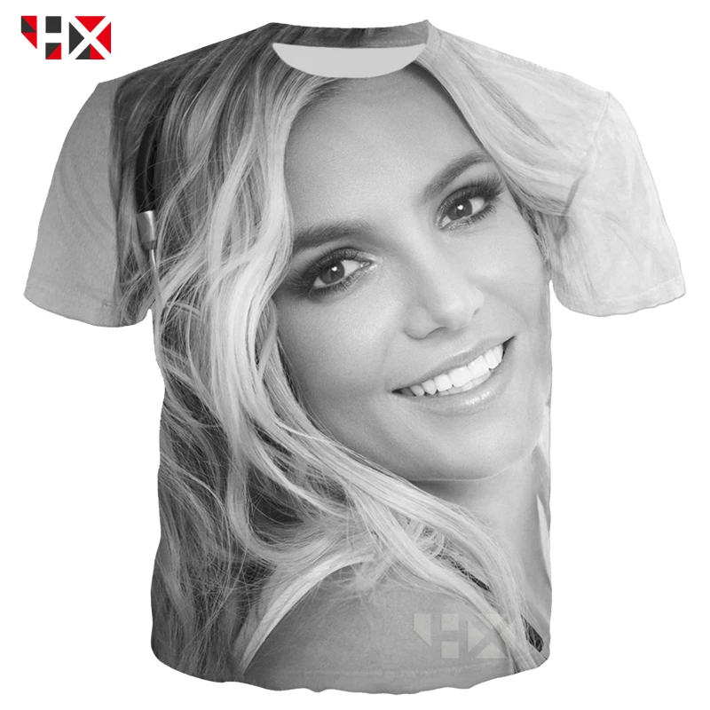Popular Star Singer Britney Spears T Shirt Men Women 3D Print Fashion Men's Clothing Funny T Shirt Casual Streetwear Tops HX998
Popular Star Singer Britney Spears T Shirt Men Women 3D Print Fashion Men's Clothing Funny T Shirt Casual Streetwear Tops HX998