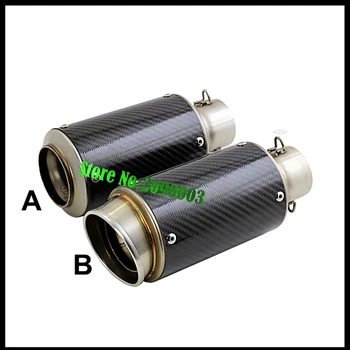 Top Quality Carbon Fiber Universal ID 51mm(2") Motorcycle Exhaust Pipe Motorbike Muffler for GP Motorcycle Exhaust
Top Quality Carbon Fiber Universal ID 51mm(2") Motorcycle Exhaust Pipe Motorbike Muffler for GP Motorcycle Exhaust