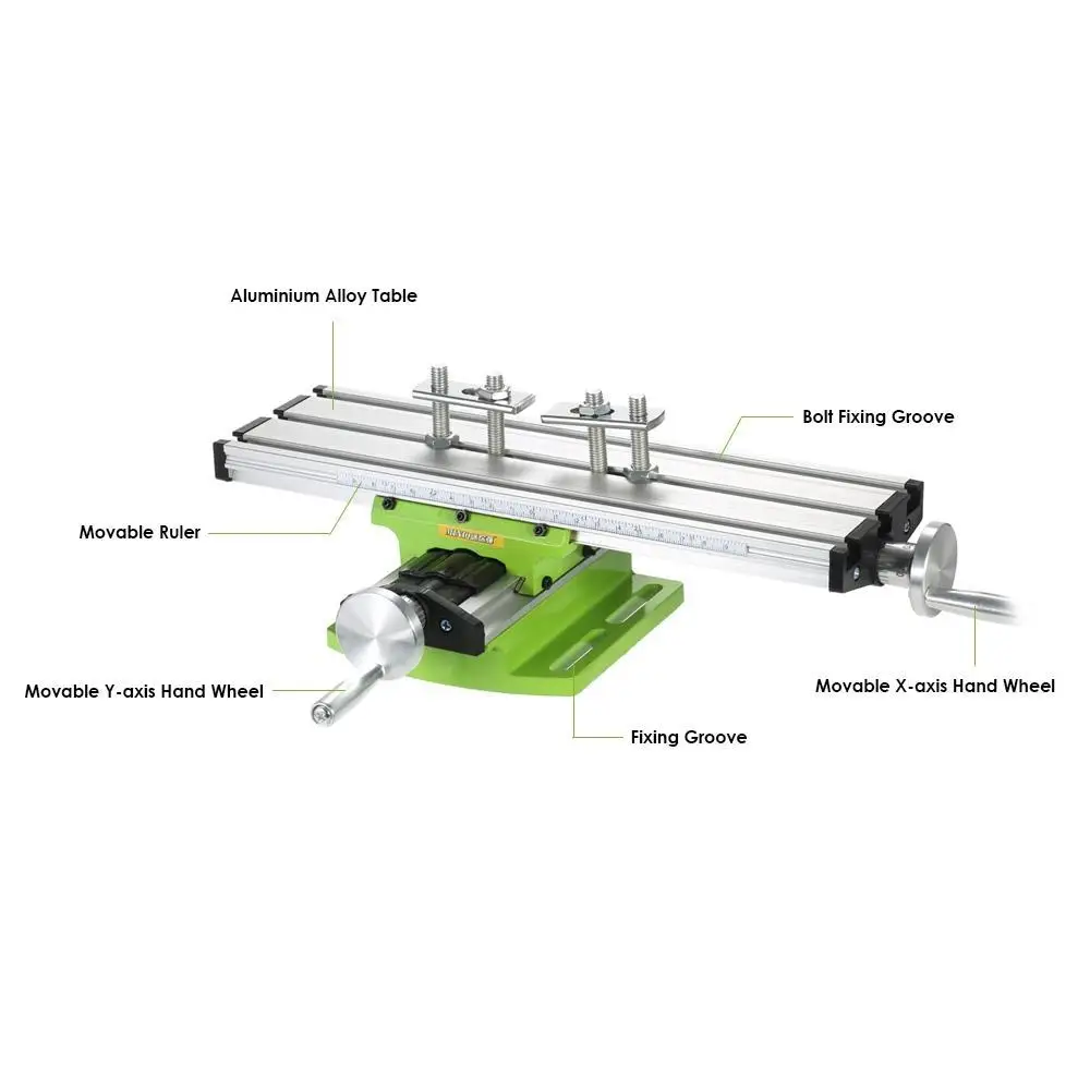 Working Mini Milling Bench Stand for Bench Slide Worktable Compound Cross Table Vise Drill Drilling Machine Milling Table
Working Mini Milling Bench Stand for Bench Slide Worktable Compound Cross Table Vise Drill Drilling Machine Milling Table