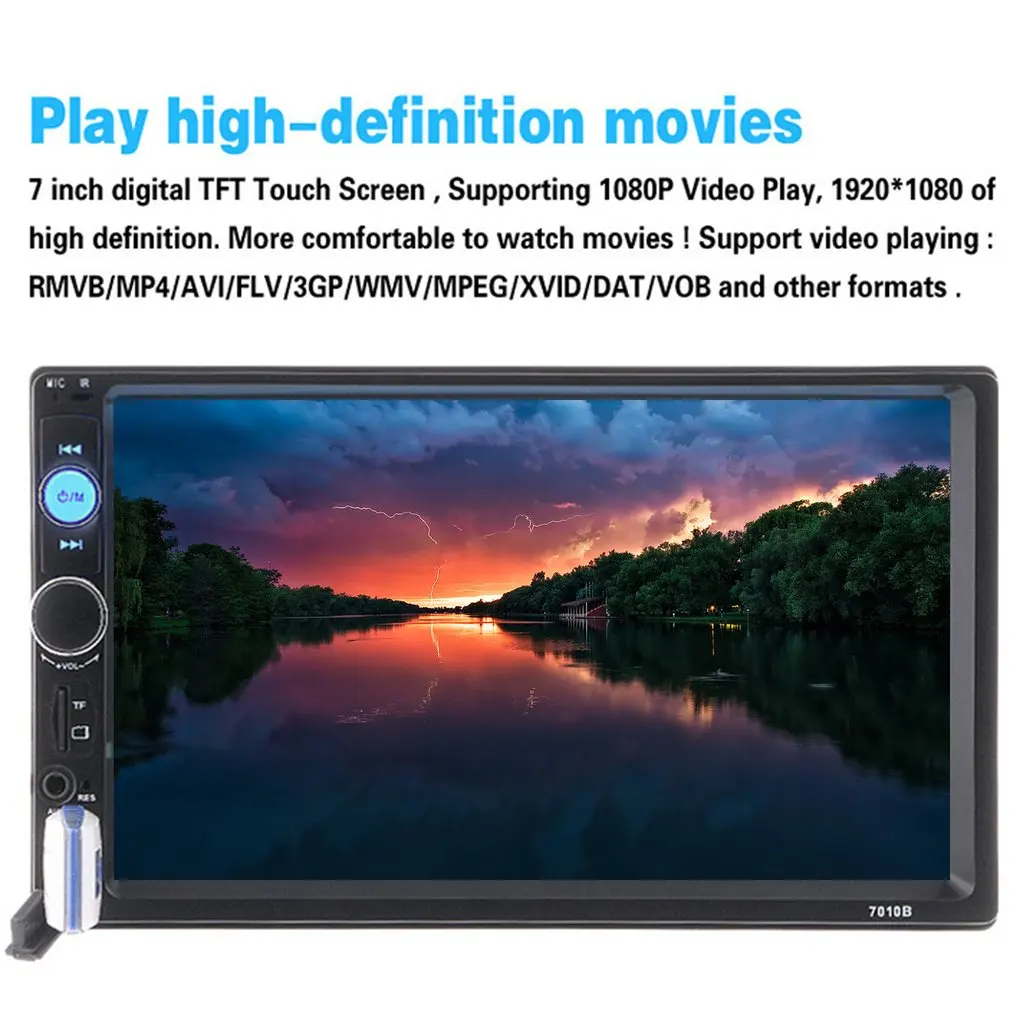 7 Inch Dual Din Car Styling MP5 Player FM Radio Support Card-Reading Function & Bluetooth Hands-free Call & Car Backing First
7 Inch Dual Din Car Styling MP5 Player FM Radio Support Card-Reading Function & Bluetooth Hands-free Call & Car Backing First