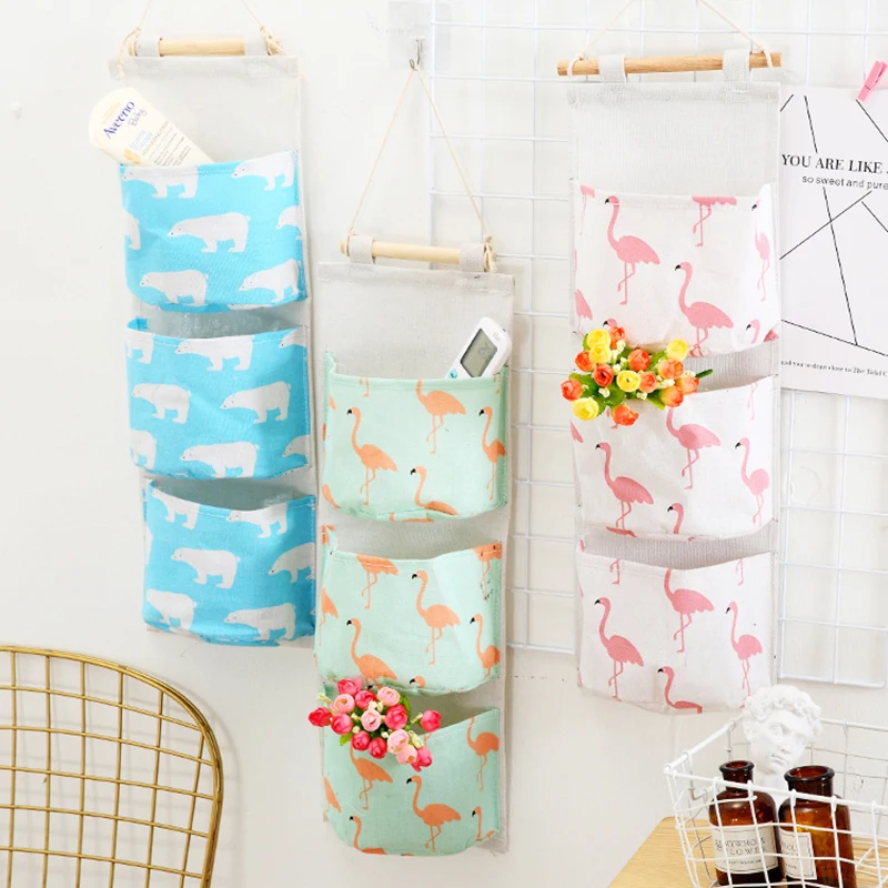 Flamingo Pattern Cotton Linen Hanging Storage Bag 3 Pockets Wall Mounted Wardrobe Hang Bag Wall Pouch Cosmetic Toys Organizer
Flamingo Pattern Cotton Linen Hanging Storage Bag 3 Pockets Wall Mounted Wardrobe Hang Bag Wall Pouch Cosmetic Toys Organizer