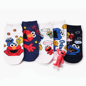 Women Socks Sesame Street Cartoon Cosplay Cookie Monster Elmo Fashion Novelty Funny Cute Happy Sock Harajuku Trend New Style Sox
Women Socks Sesame Street Cartoon Cosplay Cookie Monster Elmo Fashion Novelty Funny Cute Happy Sock Harajuku Trend New Style Sox