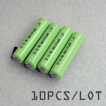 10PCS/LOT 1.2V AAA battery 1000mah 3A 10440 ni-mh rechargeable cell with pins for Philips Braun electric shaver razor toothbrush
10PCS/LOT 1.2V AAA battery 1000mah 3A 10440 ni-mh rechargeable cell with pins for Philips Braun electric shaver razor toothbrush