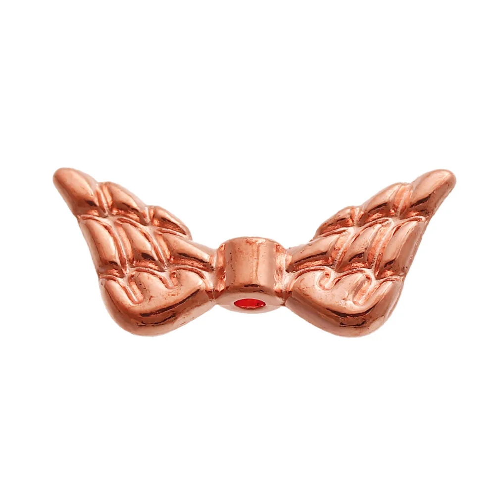DoreenBeads Zinc Based Alloy Rose Gold Spacer Beads Wing DIY Components 19mm( 6/8") x 8mm( 3/8"), Hole: Approx 1.5mm, 50 PCs
DoreenBeads Zinc Based Alloy Rose Gold Spacer Beads Wing DIY Components 19mm( 6/8") x 8mm( 3/8"), Hole: Approx 1.5mm, 50 PCs