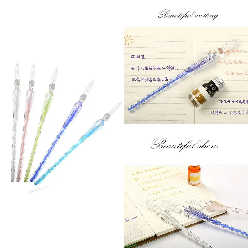 HOT-creative crystal glass pens dipped in ink, writing boxes, sets, antique, handmade signature pen, starry sky handcrafted po
HOT-creative crystal glass pens dipped in ink, writing boxes, sets, antique, handmade signature pen, starry sky handcrafted po